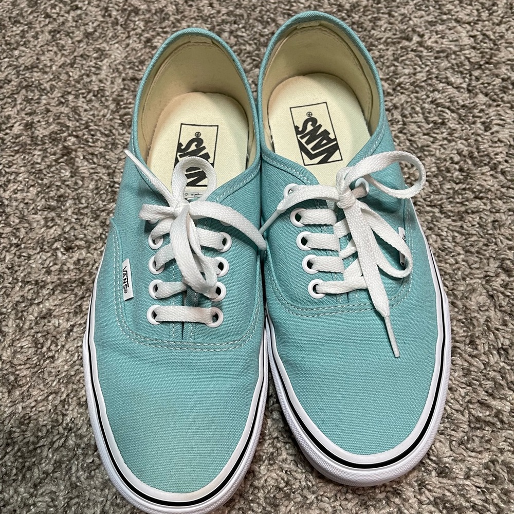 2/$20 Vans Aqua Canvas Sneakers